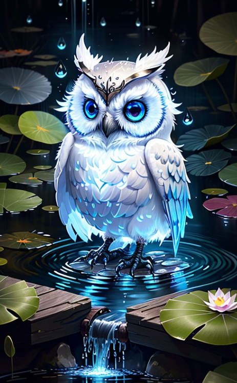 Luxury AB Velvet Diamond Painting Kit -Owl