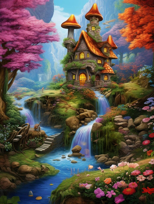 AB Diamond Painting  |  Castles in the Forest
