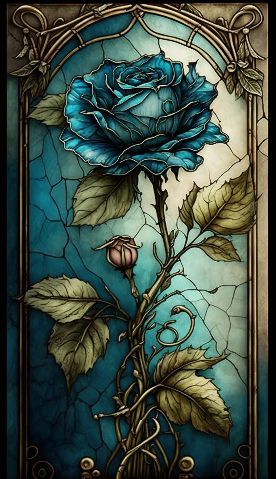 AB Diamond Painting    |  Blue Rose
