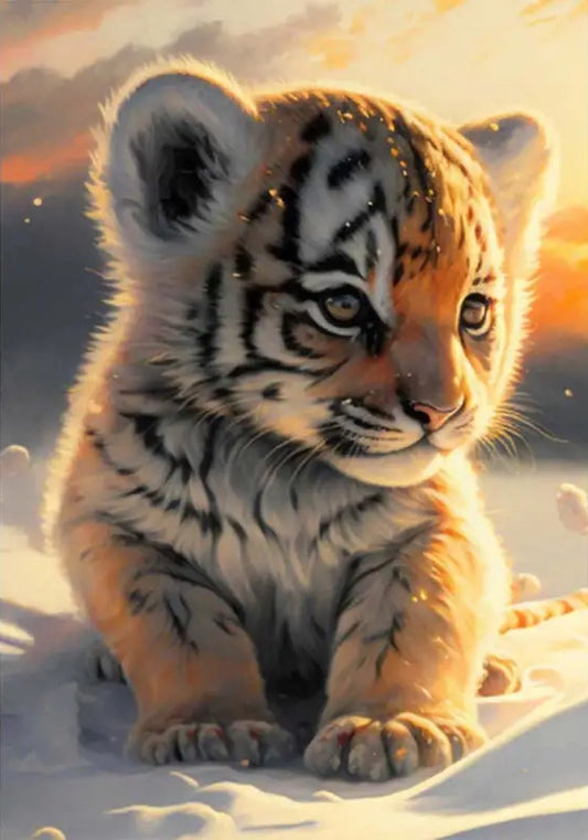 AB  Diamond Painting  |  Cute Tiger