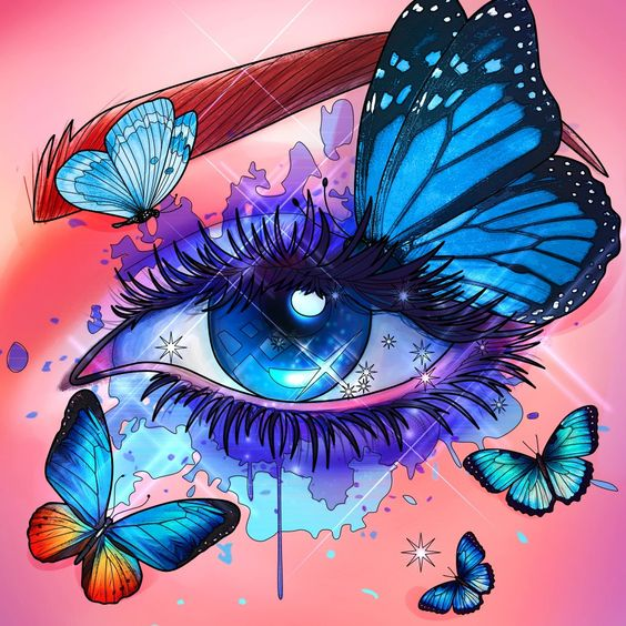 AB Diamond Painting  |  Butterfly Eyes