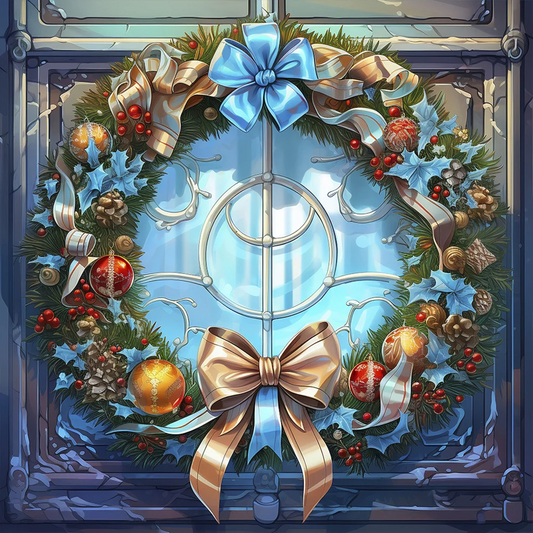 AB Diamond Painting  |  Christmas Wreath