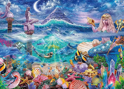 AB Diamond Painting  |  Mermaids in the Sea