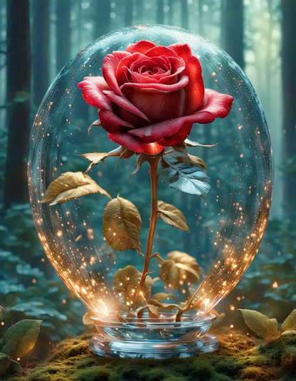 AB Diamond Painting  |  Rose Flower