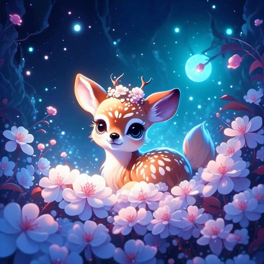 AB Diamond Painting Kit | Cute Deer