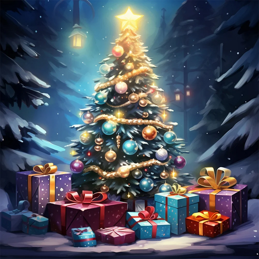 AB Diamond Painting  |  Christmas Tree