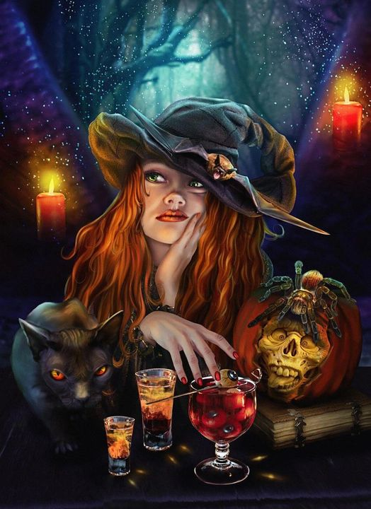 AB Diamond Painting  |  Helloween Witches