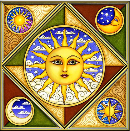 AB Diamond Painting  |  Sun God