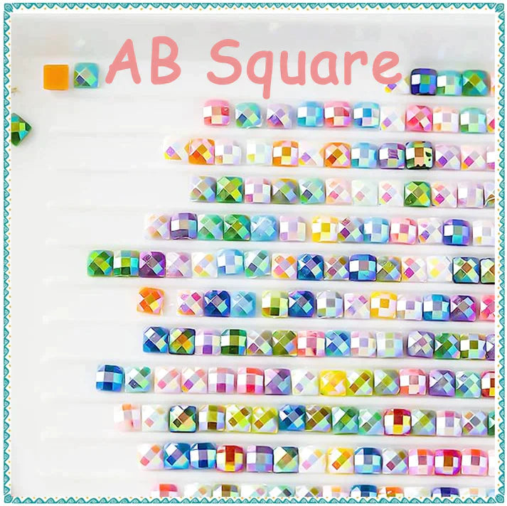 Luxury AB Velvet Diamond Painting Kit -Rainbow Circle