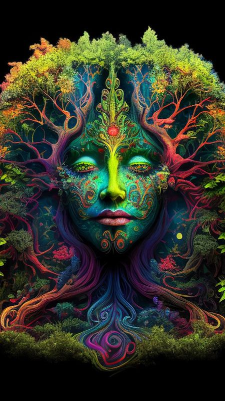 AB Diamond Painting    |  Tree Woman