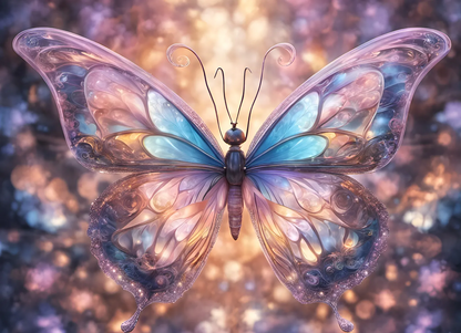 AB Diamond Painting  |  Shining Butterfly