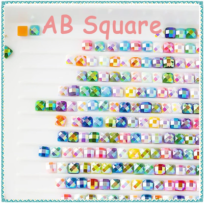 AB Diamond Painting  |  Colorful Glass