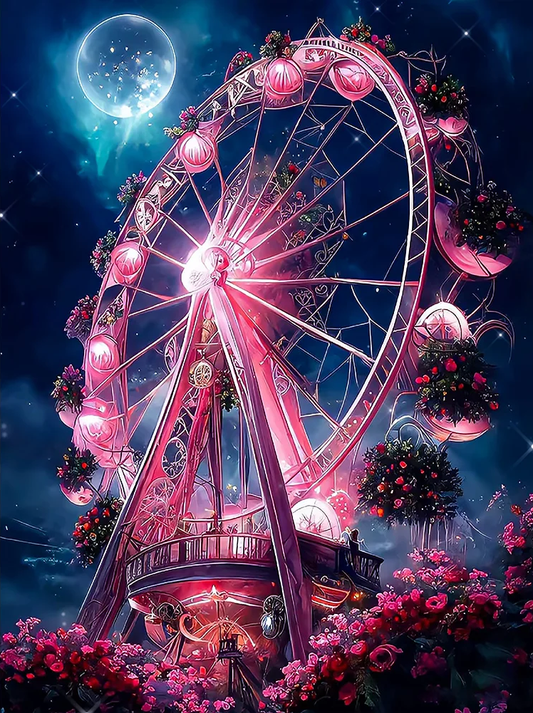 AB Diamond Painting  |  Rose Ferris Wheel