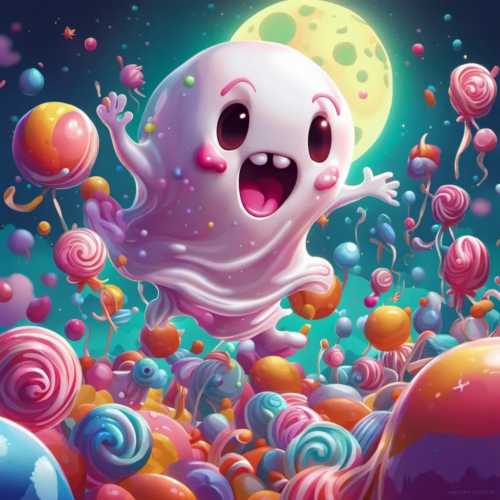 AB Diamond Painting  |  Candy Ghost