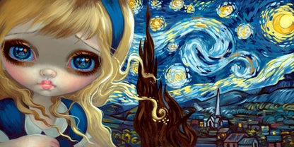 AB Diamond Painting  |  Alice In The Starry Night