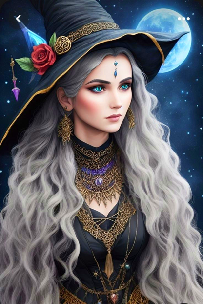AB Diamond Painting  |  The Witch