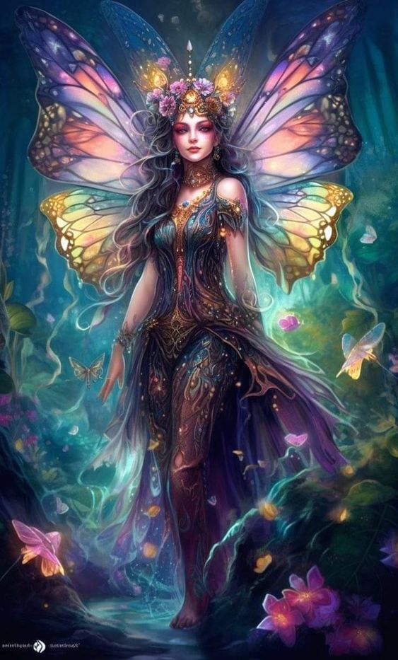 AB Diamond Painting   |  Butterfly Fairy
