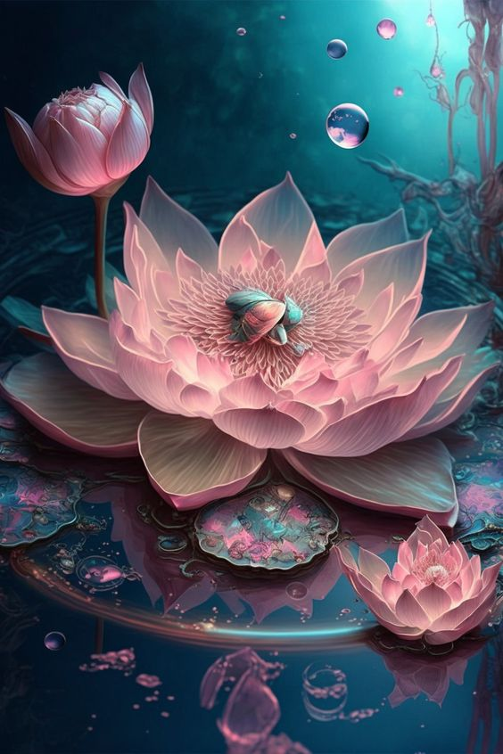 AB Diamond Painting    | Lotus