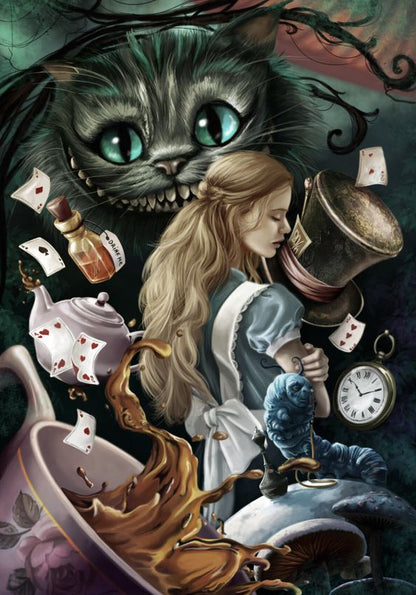 AB Diamond Painting | Alice in Wonderland