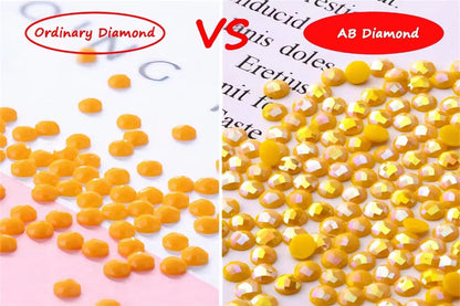AB Diamond Painting Kit  |  Orange Beauty
