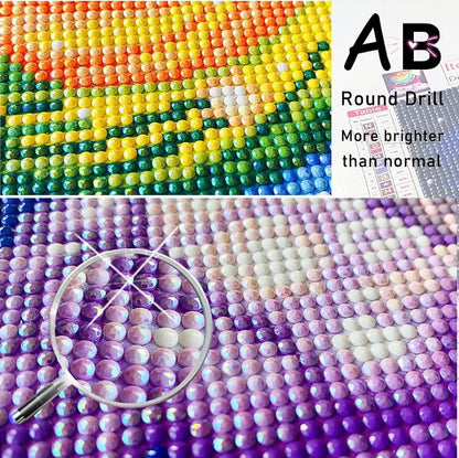 AB Diamond Painting    |  Colorful Mushroom Forest