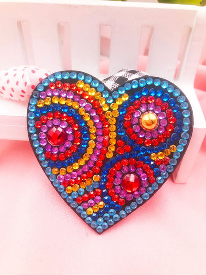 DIY Diamond Painting Keychain | love | 4 Piece Set