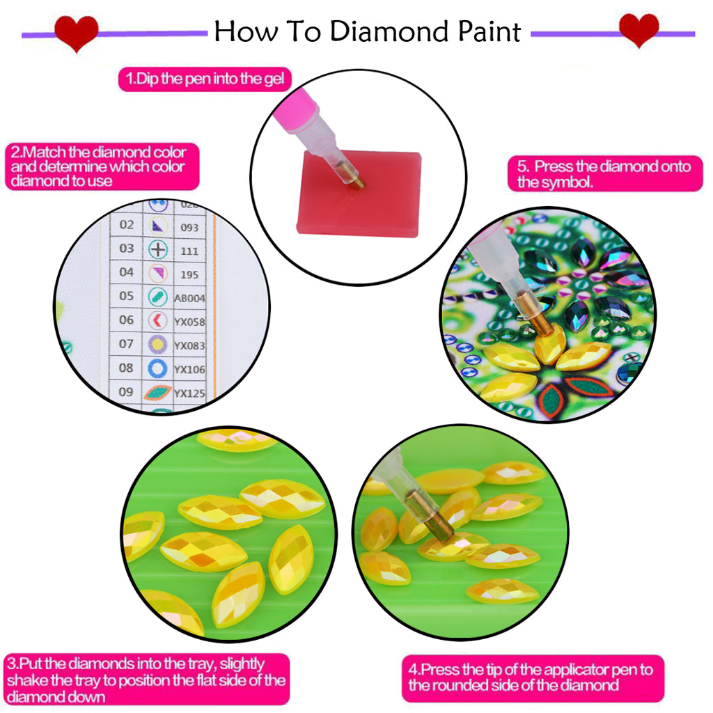 9 pcs set DIY Special Shaped Diamond Painting Coaster | Marine Life