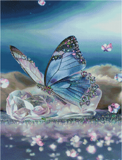 Full Round/Square Diamond Painting Kits |  Butterfly