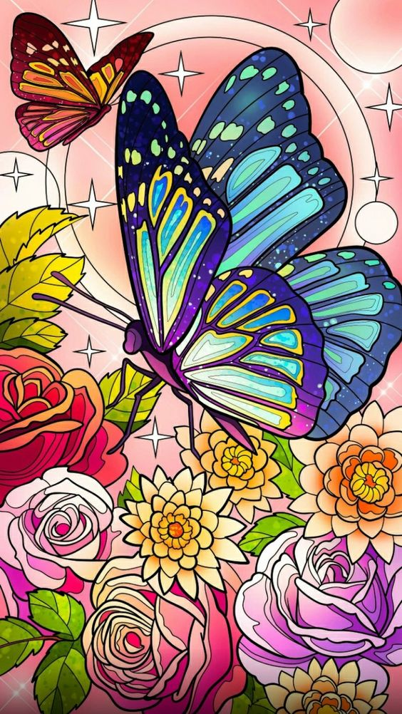 Full Round/Square Diamond Painting Kits  |  Butterfly
