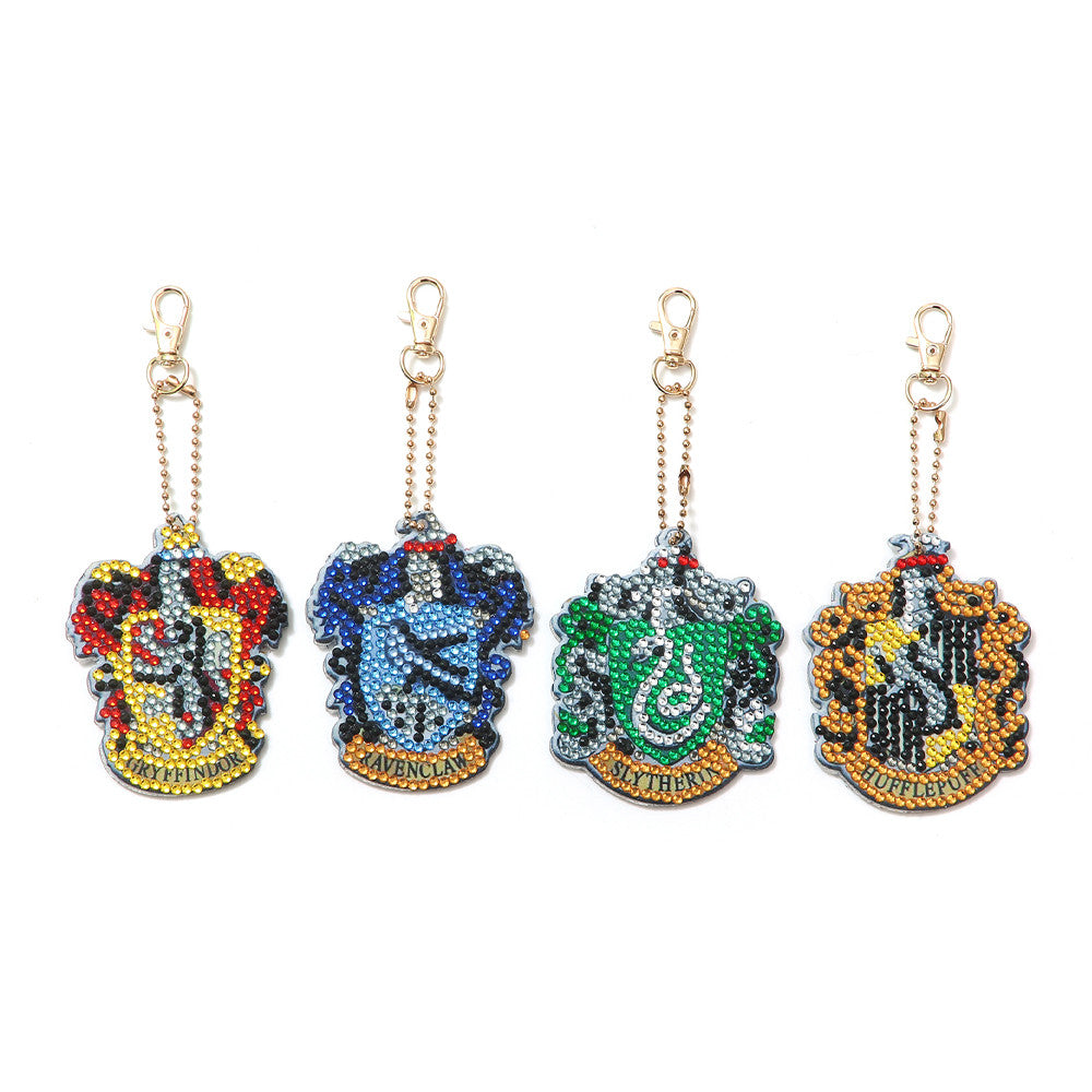 Blingbling's Keychain | college badge | Four Piece Set