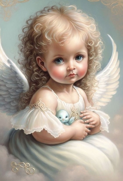 AB Diamond Painting  | Angel Girl
